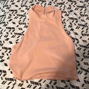 Pink crop top